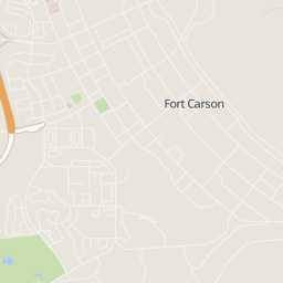 fort carson housing map